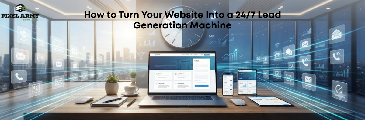 How to Turn Your Website Into a 24/7 Lead Generation Machine